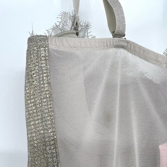 Victoria's Secret Dream Angels Bustier Gold Chantilly Lace Lined Strapless - Picture 10 of 12